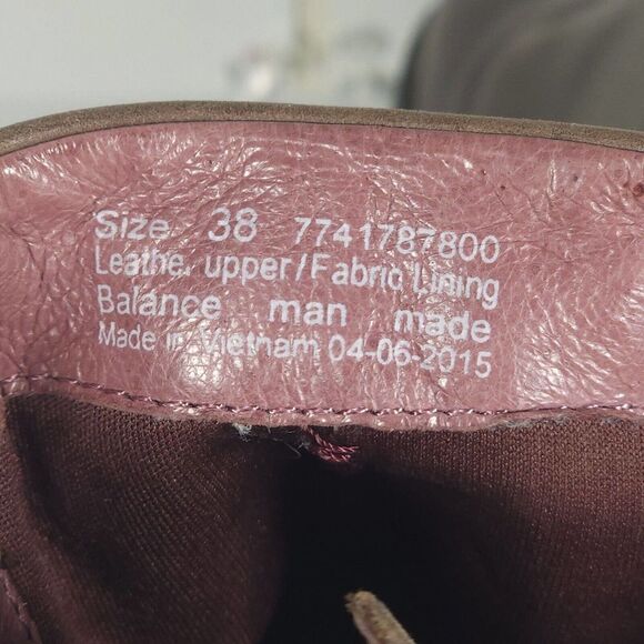 DANSKO Women's Amelia US 7-7,5 EU 38 Brown Leather Zip Block Heel Ankle Boots - Picture 14 of 14